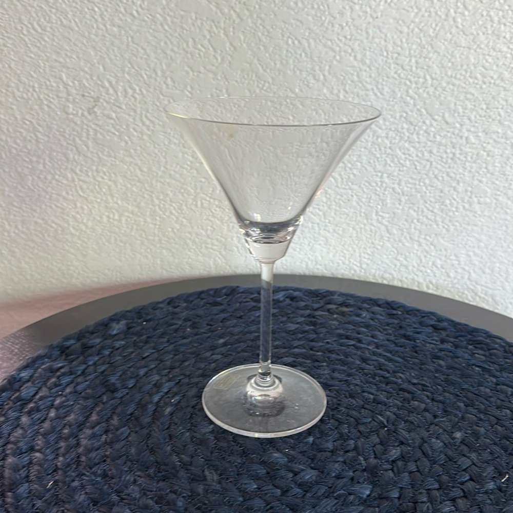 Clear Martini glass